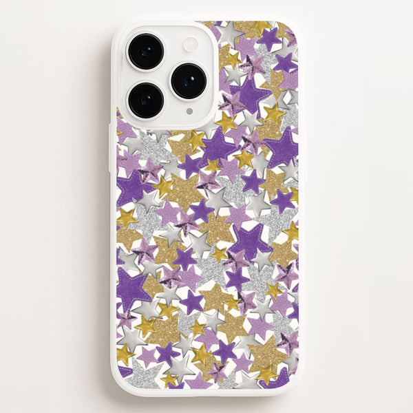 Mauve Stars Collage  iPhone 11 Pro Max Case