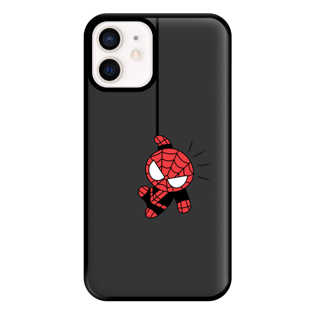 Gray Hanging Spider Hero iPhone 12 Mini Case