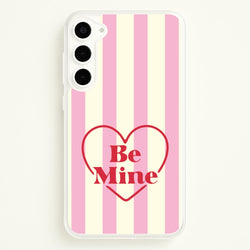 Be Mine Stripey Galaxy S23 Case