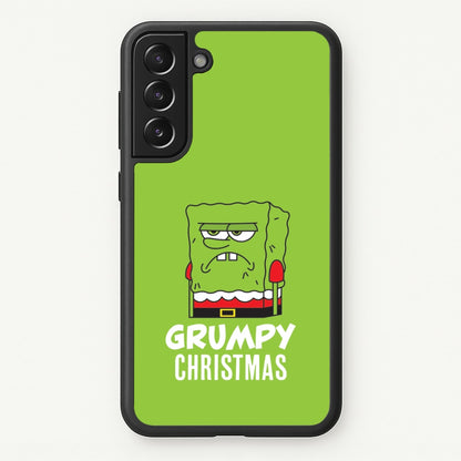 Grumpy Christmas Cartoon Sponge Galaxy S21FE Case