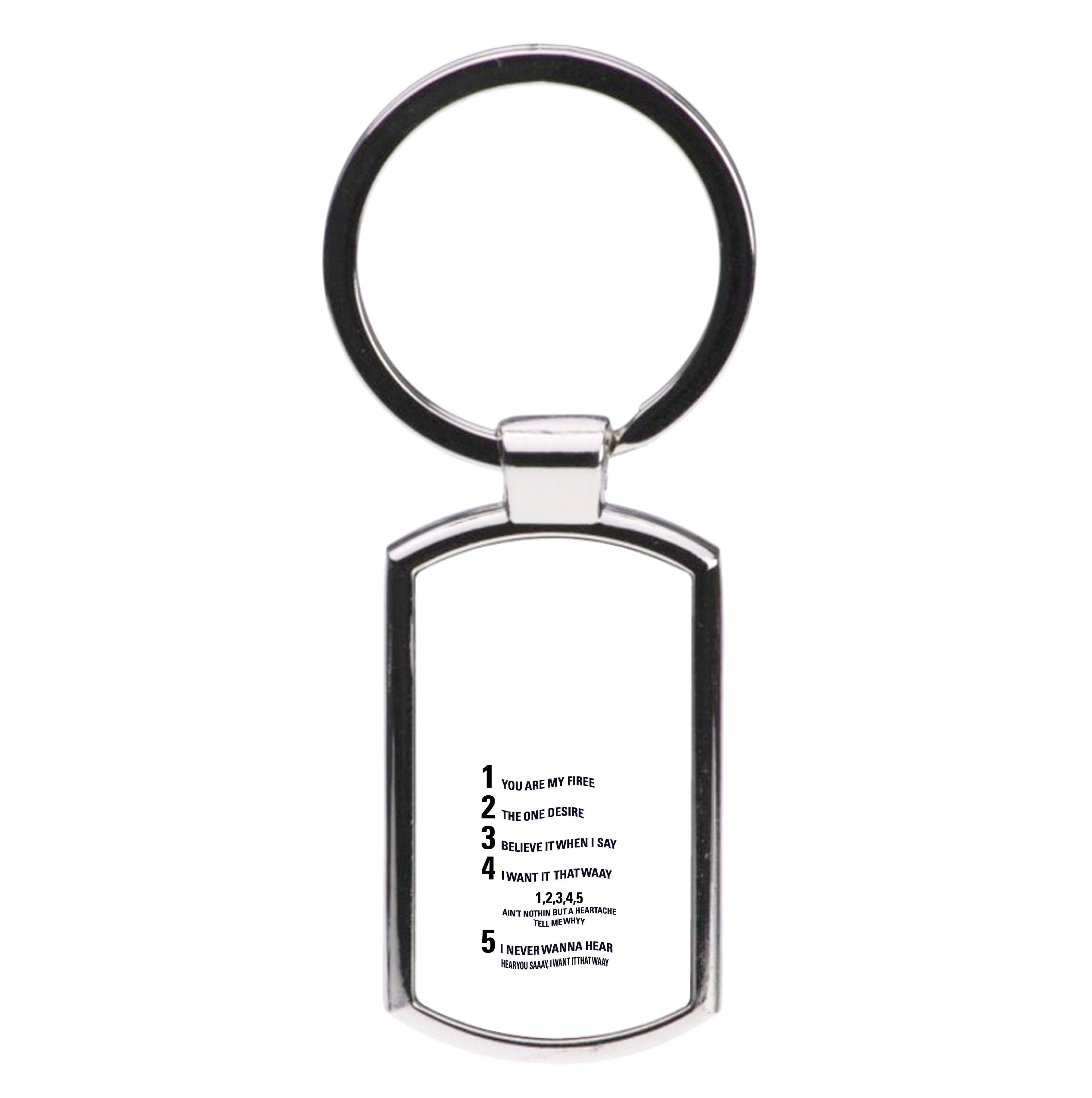 I Want It That Way - B99 Luxury Keyring