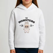 Cute Monster 2025 Pink Kids Hoodie 3
