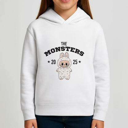 Cute Monster 2025 Pink Girls Hoodie