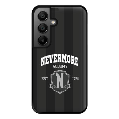 Addams Academy Gray Galaxy A35 Case