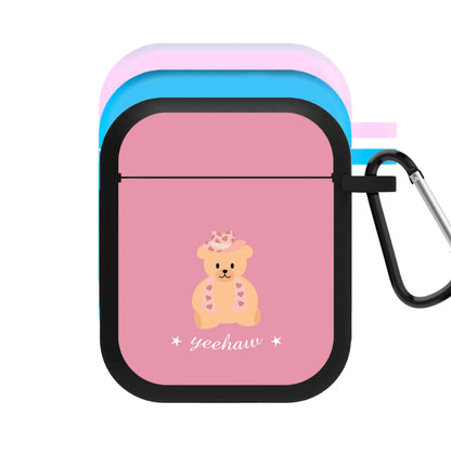 Yeehaw Teddy Bear AirPods Case