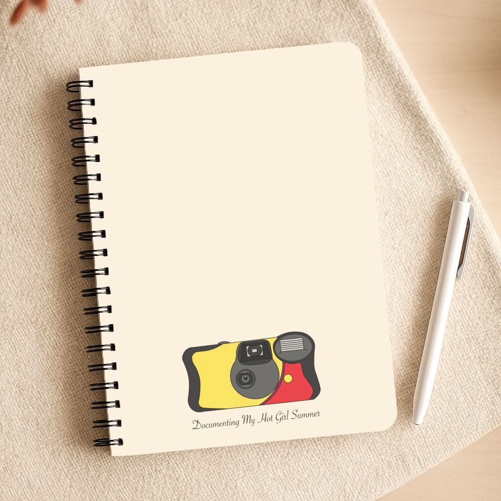 Documenting My Hot Girl Summer Camera Notepad