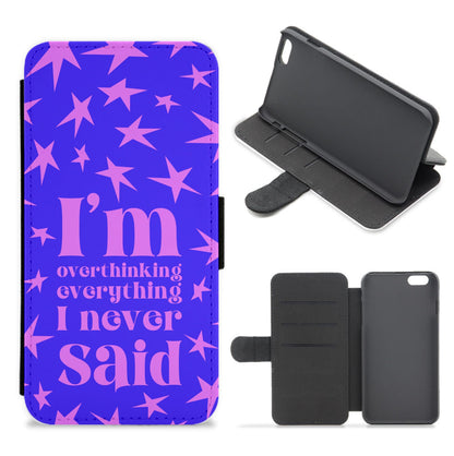 I'm Overthinking Everything - Abrams Flip / Wallet Phone Case