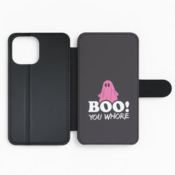 Boo You Ghost Flip Phone Case