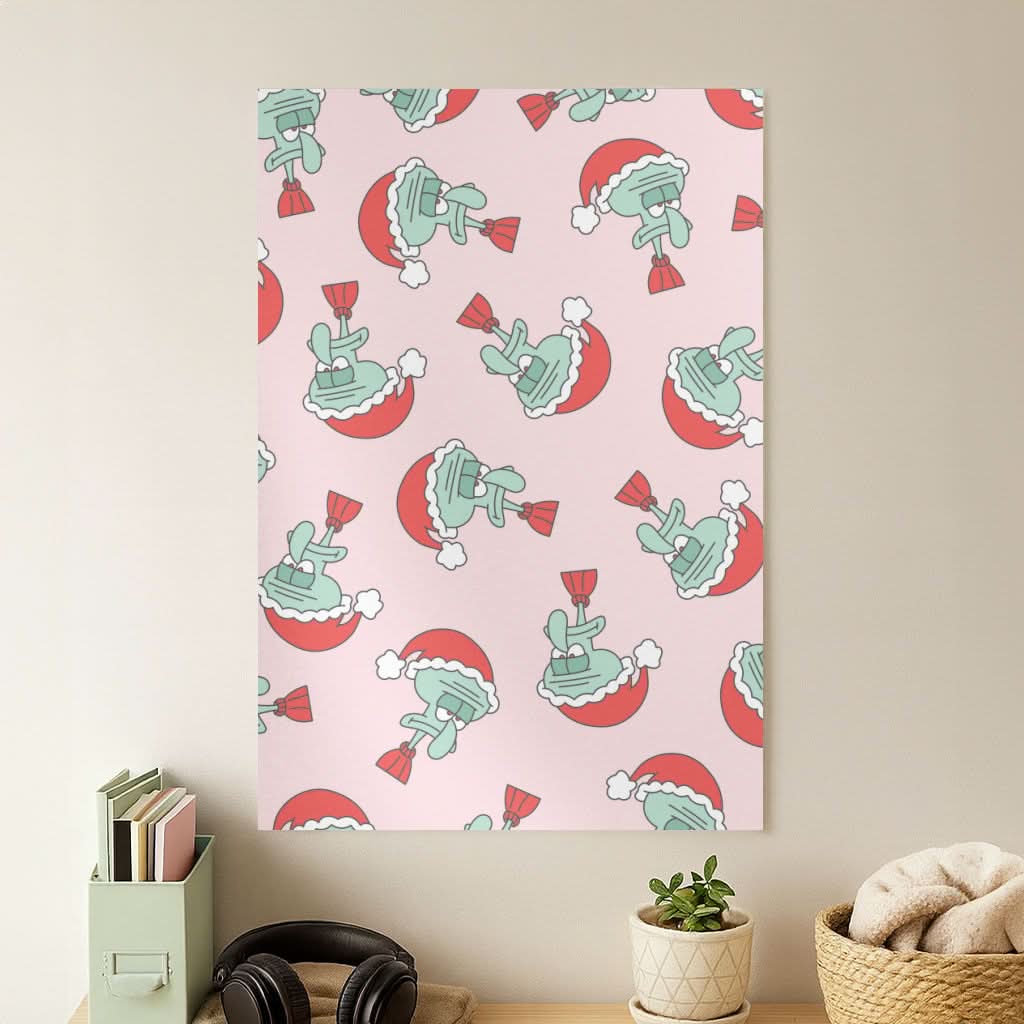 Oh Joy Cartoon Squid Pattern Poster