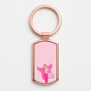 Harry Pink Coat  Luxury Keyring 4