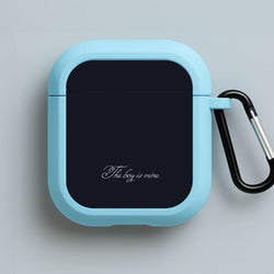 The Boy Is Mine Blue AirPods Case