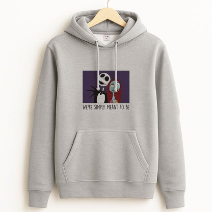 We're Simply Meant To Be  Unisex Grey Hoodie
