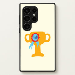 Cartoon Dad Trophy Galaxy S24 Ultra Case
