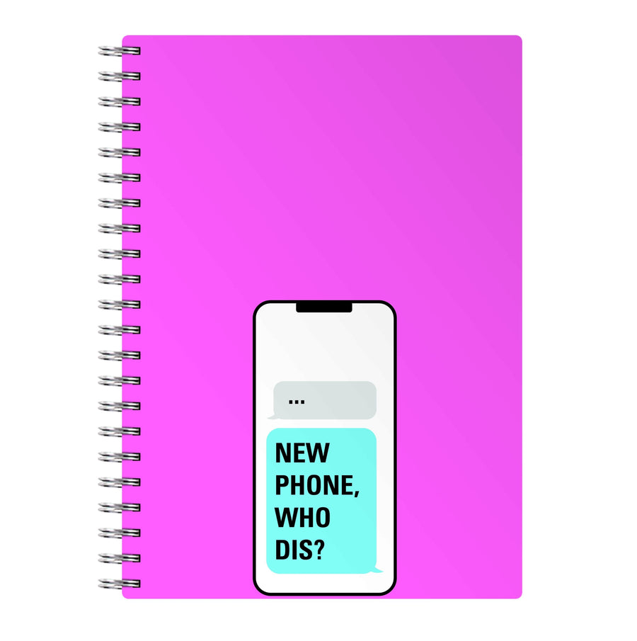 New Phone, Who Dis - Brooklyn Nine-Nine Notebook