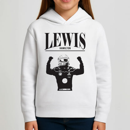 Lewis Red And Gold Girls Hoodie
