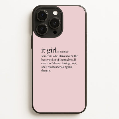 It Girl - Clean Girl Aesthetic Phone Case for iPhone, Samsung Galaxy and Google Pixel