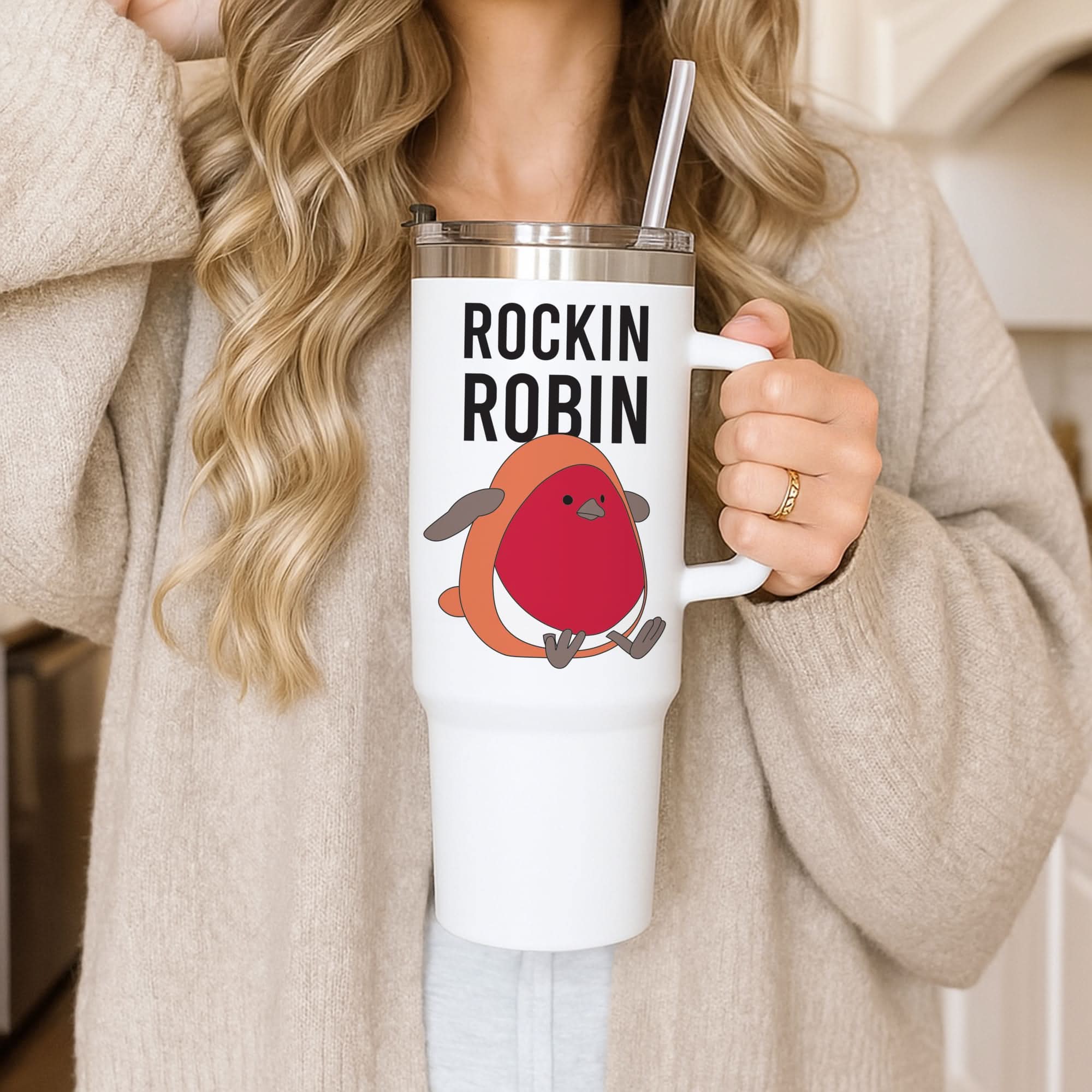 Rockin Robin Plush Tumbler