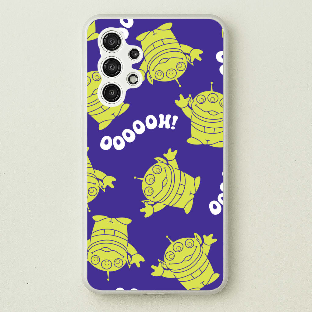 Toy Aliens Silhouette Pattern Galaxy A13 Case