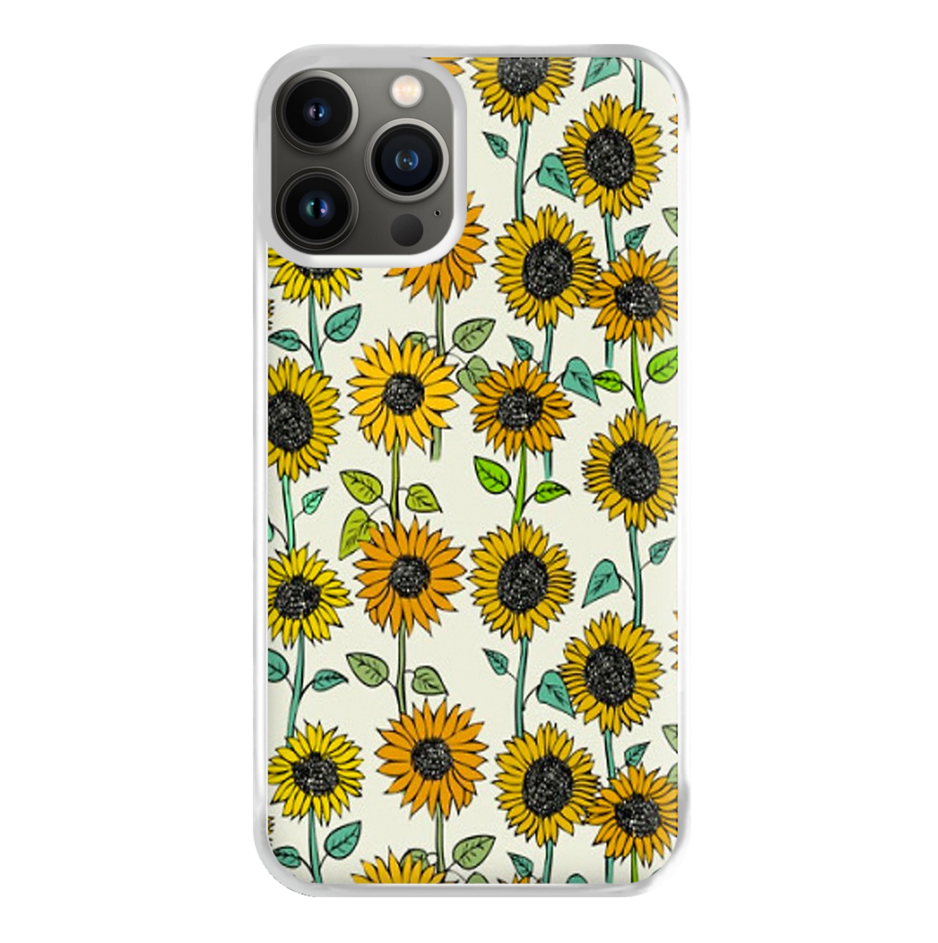 Painted Sunflowers Phone Case