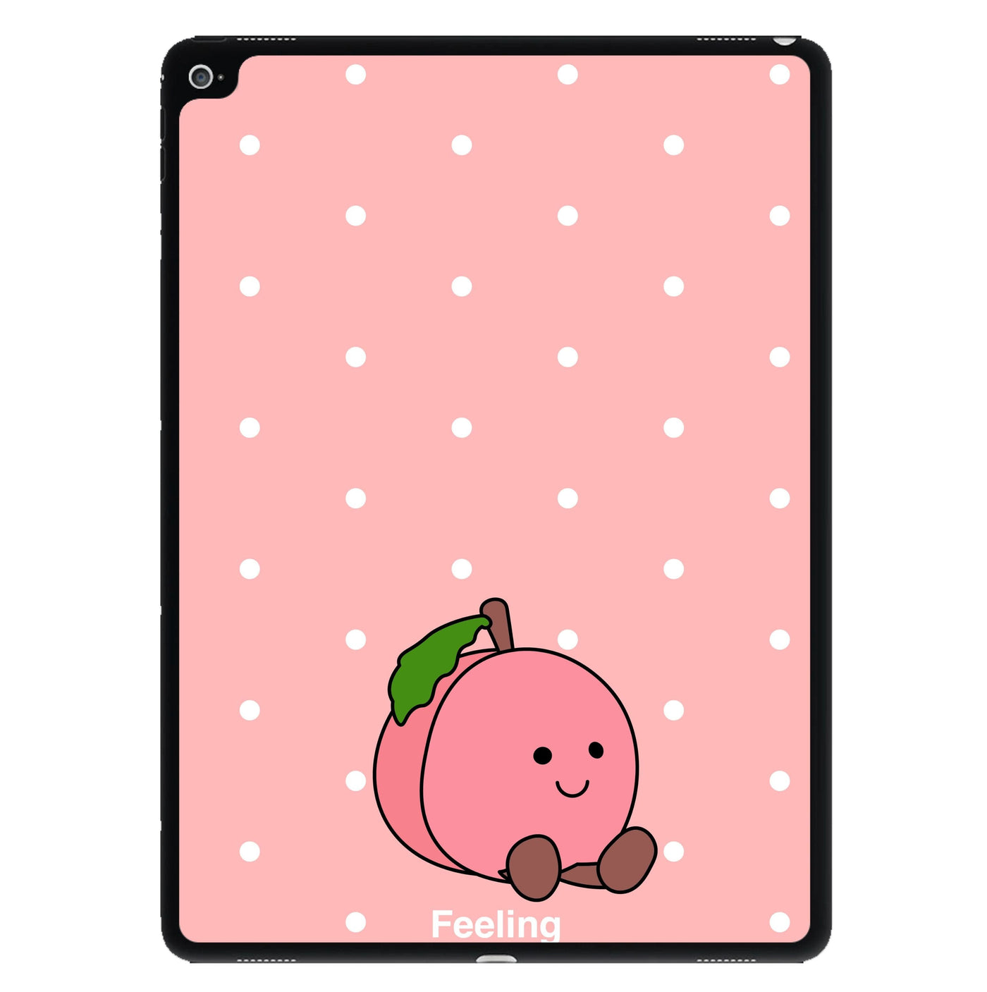 Peach Pattern iPad Case