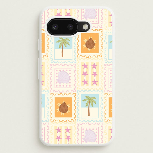 Tropical Stamps Google Pixel 9a Case