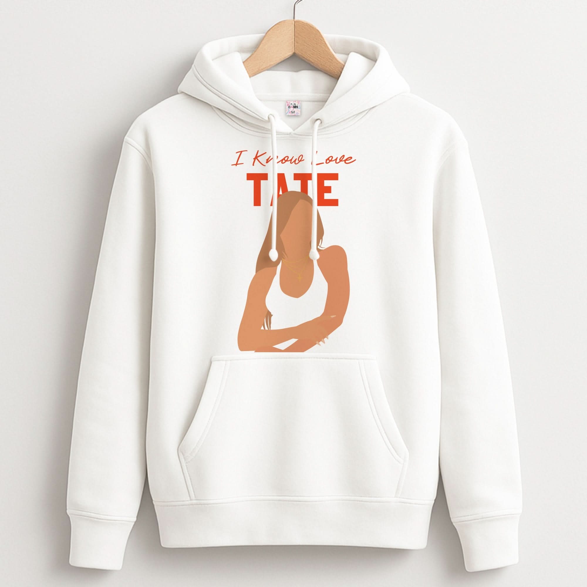 I Know Love Pattern Hoodie