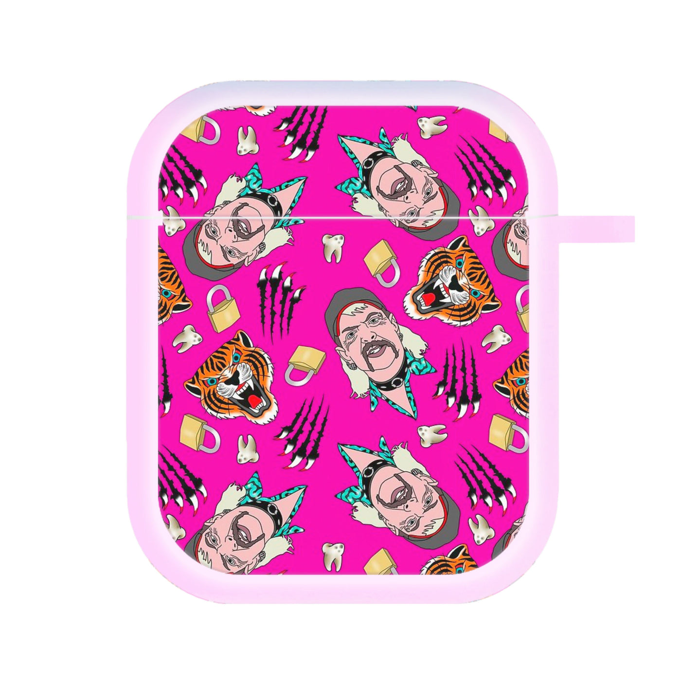 Joe Exotic Pink Pattern - Tiger King AirPods Case