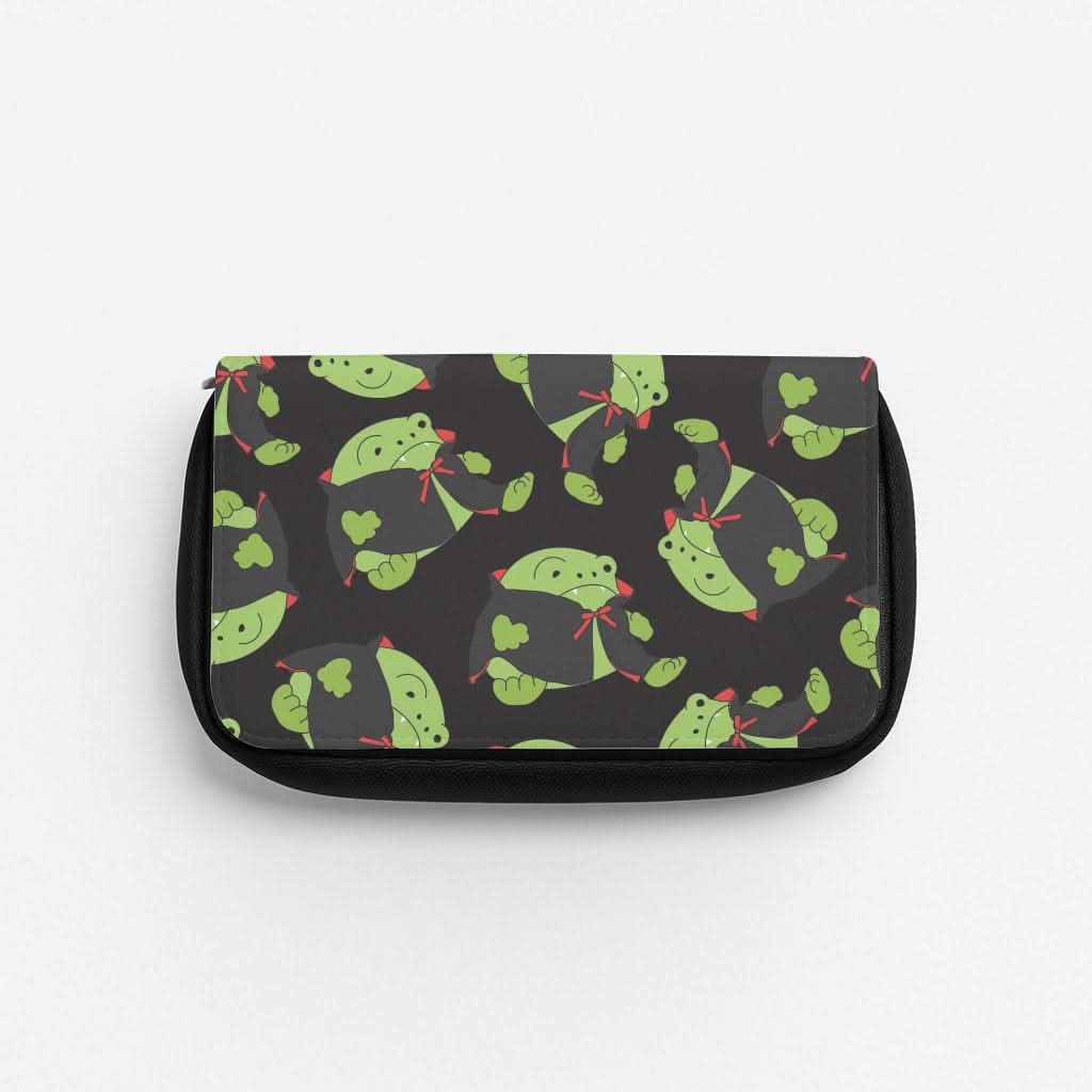 Vampire Frog Pattern  - Halloween Pencil Case