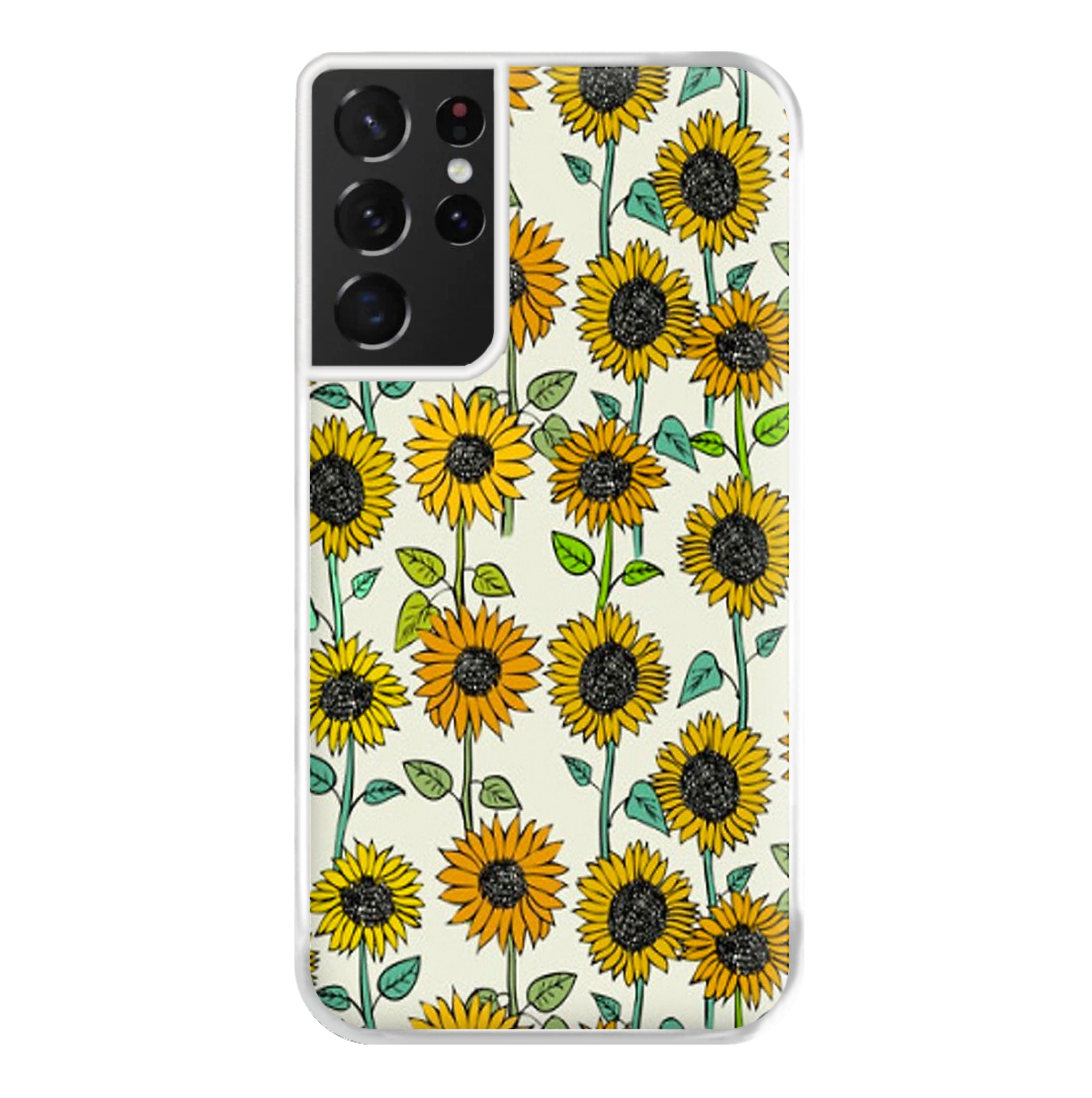 Painted Sunflowers Phone Case