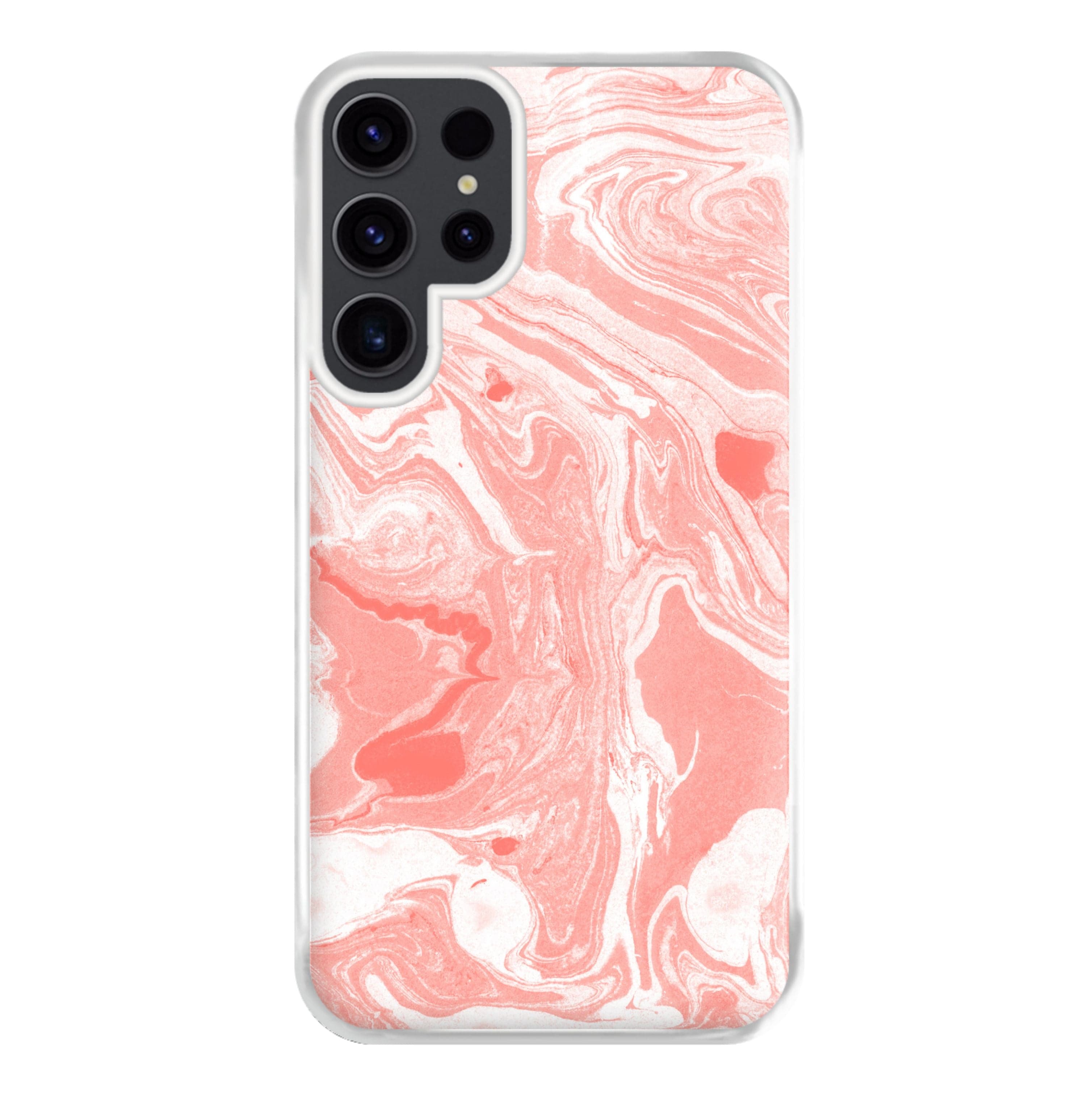 Pink Swirly Marble Phone Case