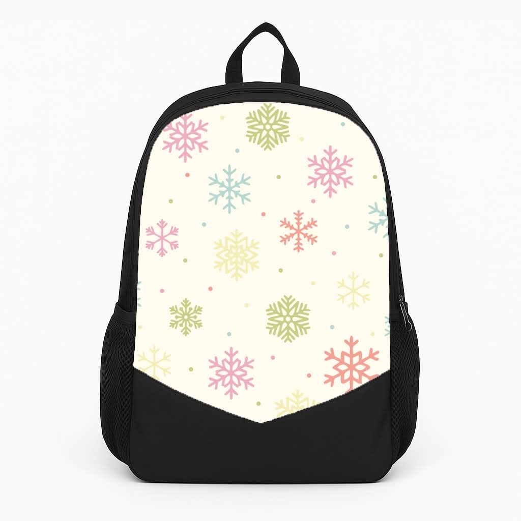 Pastel Snowflakes Pattern Backpack