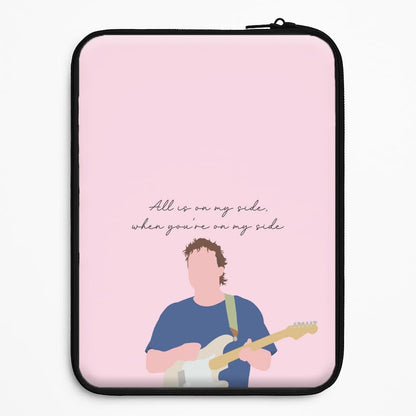All Is On My Side Pink Universal Laptop Sleeve