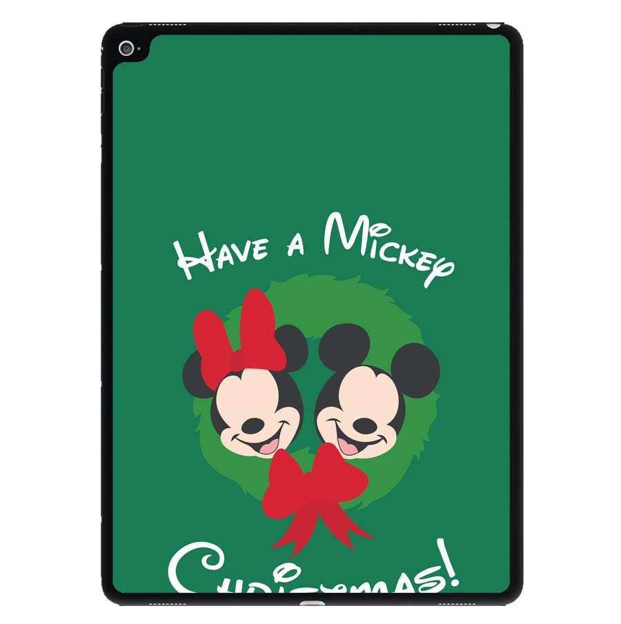 Have A Mickey Christmas iPad Case