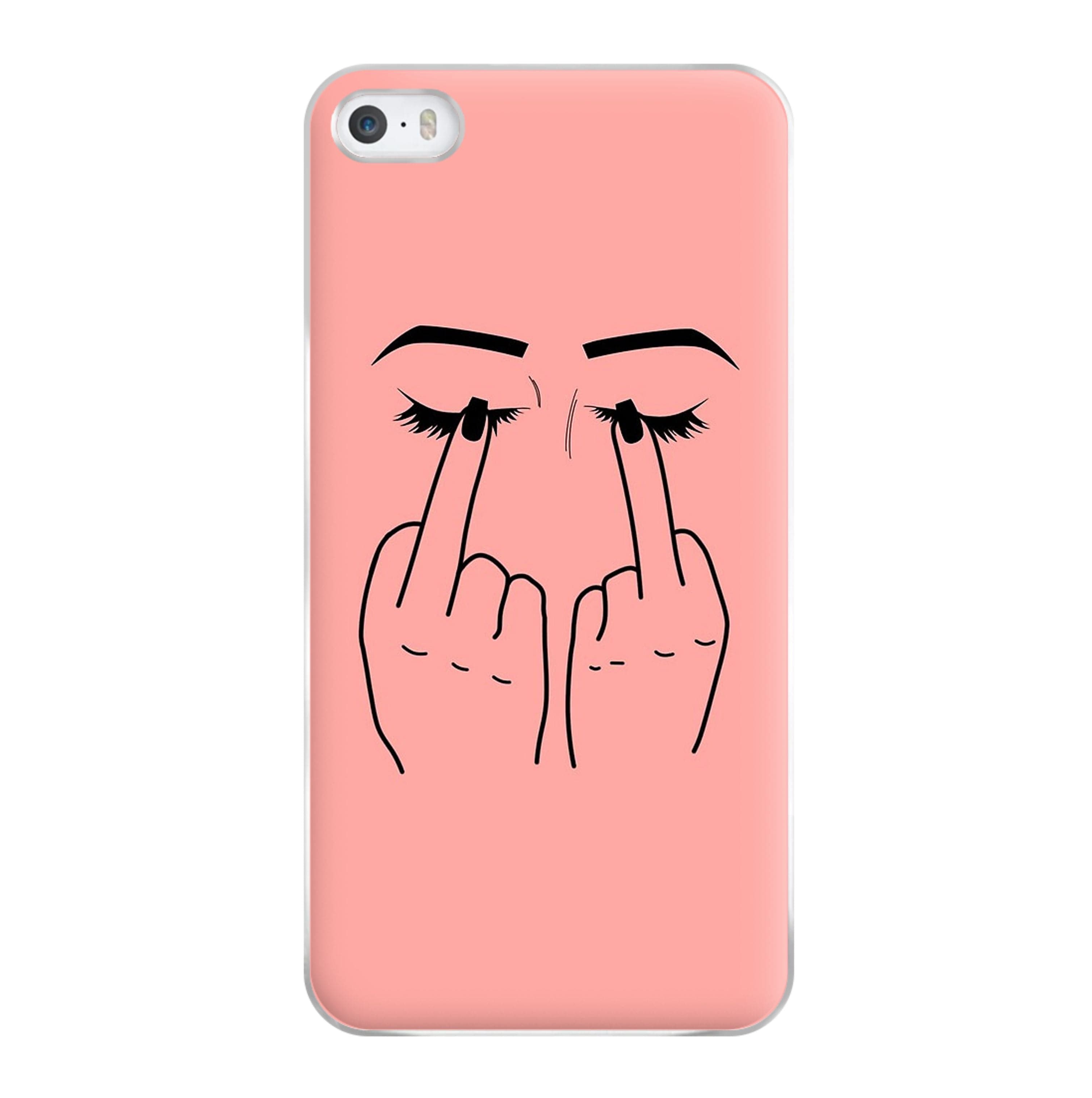 Middle Finger Eyes Phone Case