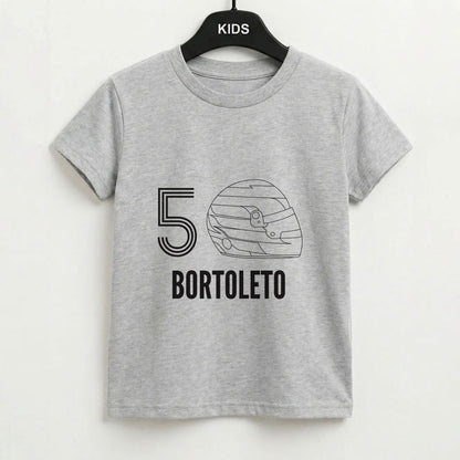 Bortoleto Helmet 2026 Grey Kids T-Shirt
