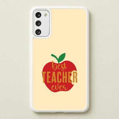 Apple Best Teacher Ever Galaxy A41 Case