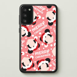 Merry Christmas Cartoon Mouse Pattern Galaxy S20FE Case