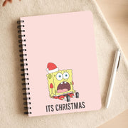 It's Christmas Cartoon Sponge Notebook 3