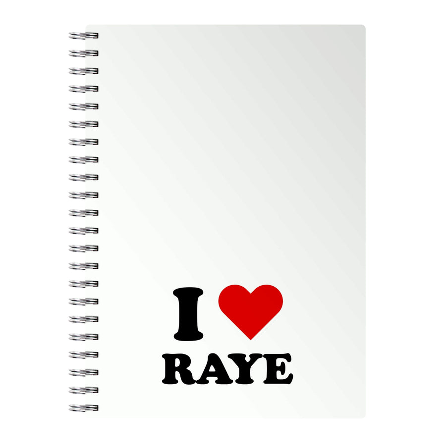 I Love Raye - Festival Notebook