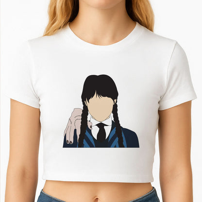 Wednesday And Thing Crop Top