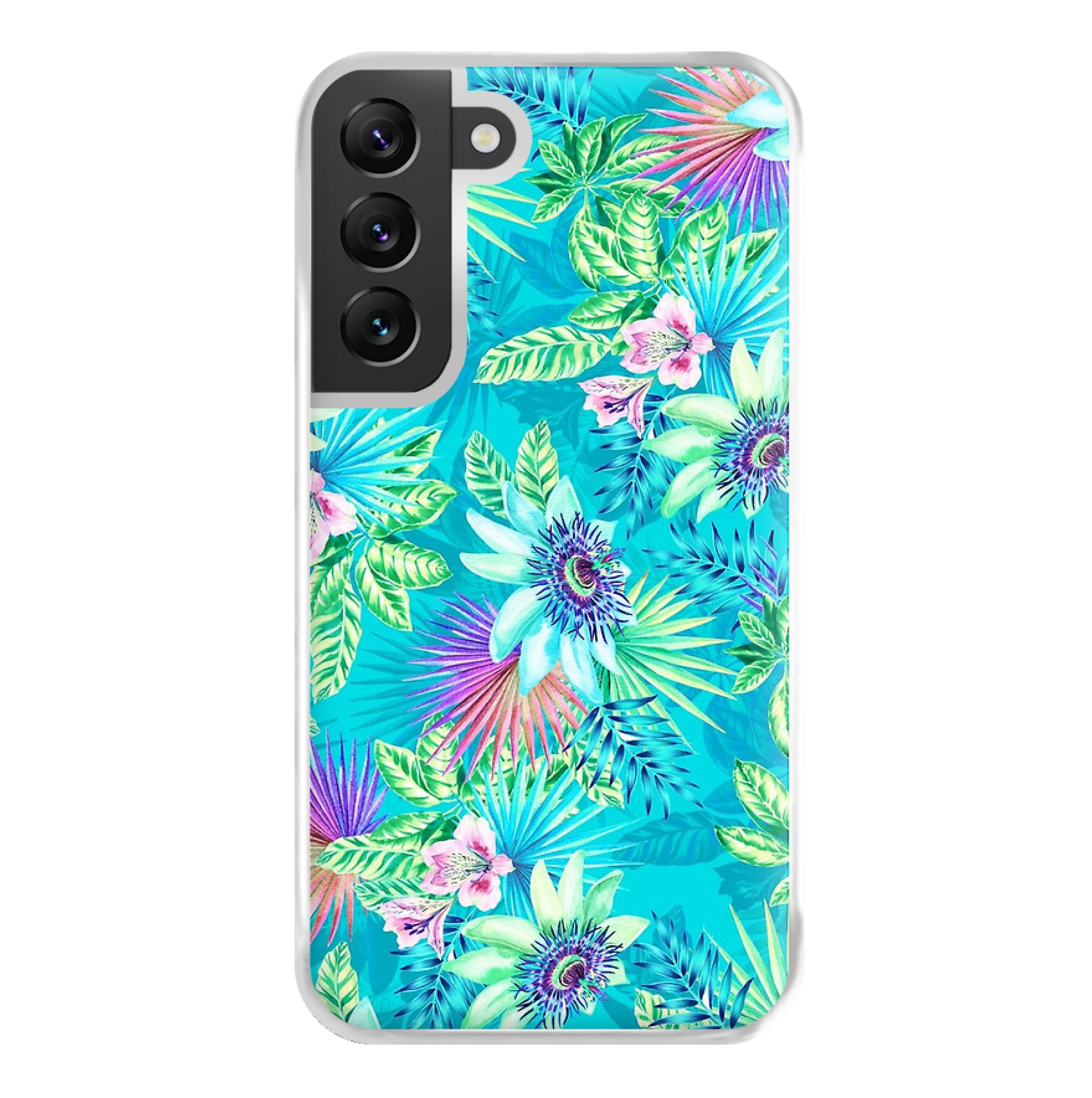 Blue Floral Pattern Phone Case