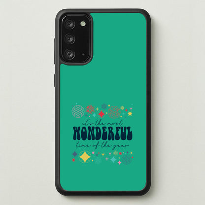 The Most Wonderful Time Of The Year Geometric Galaxy Note 20 Case