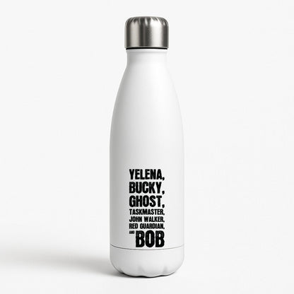 Antiheroes List White Water Bottle