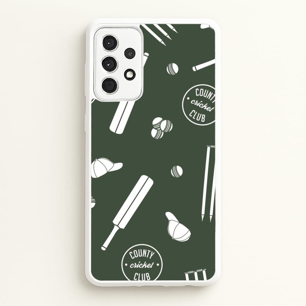 Cricket Props Pattern Galaxy A52 / A52s Case
