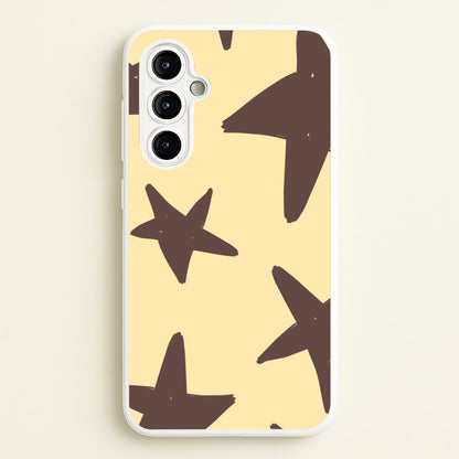 Vanilla & Chocolate Stars Galaxy A54 Case