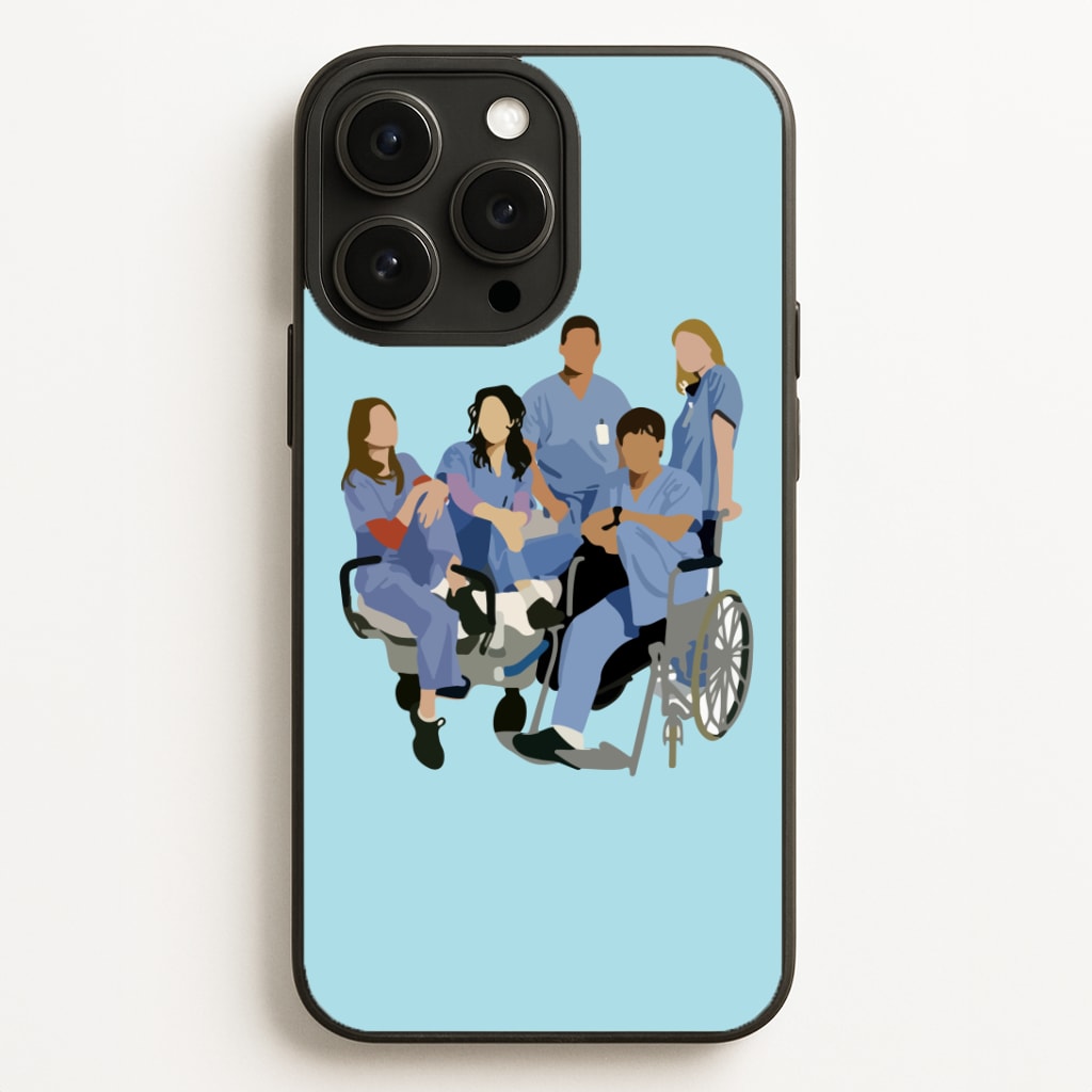 Greys Cast Phone Case for iPhone, Samsung Galaxy and Google Pixel