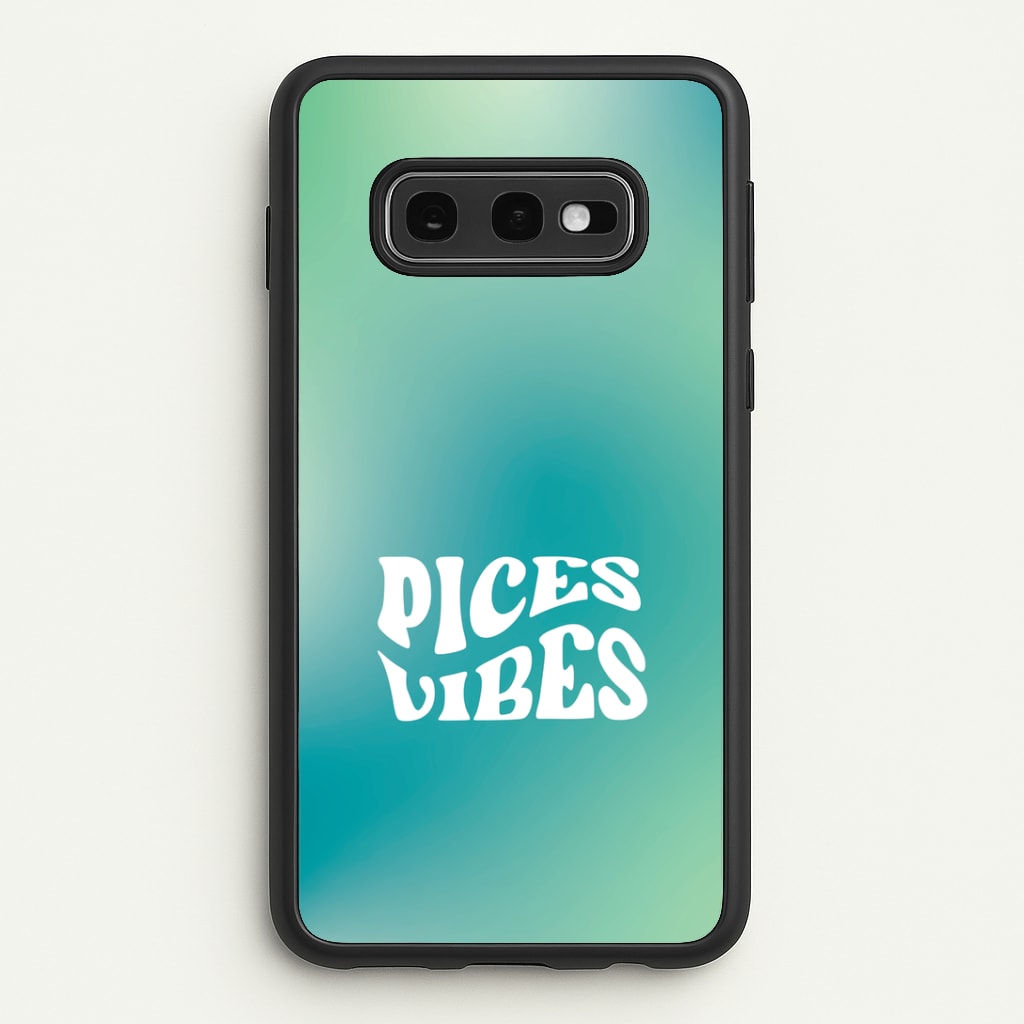 Pices Vibes Gradient Zodiac Galaxy S10e Case