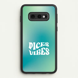 Pices Vibes Gradient Zodiac Galaxy S10e Case