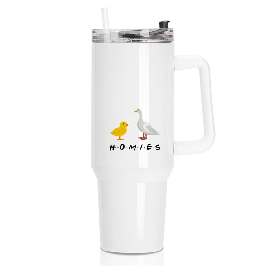 Homies Chick And Duck - Friends Tumbler