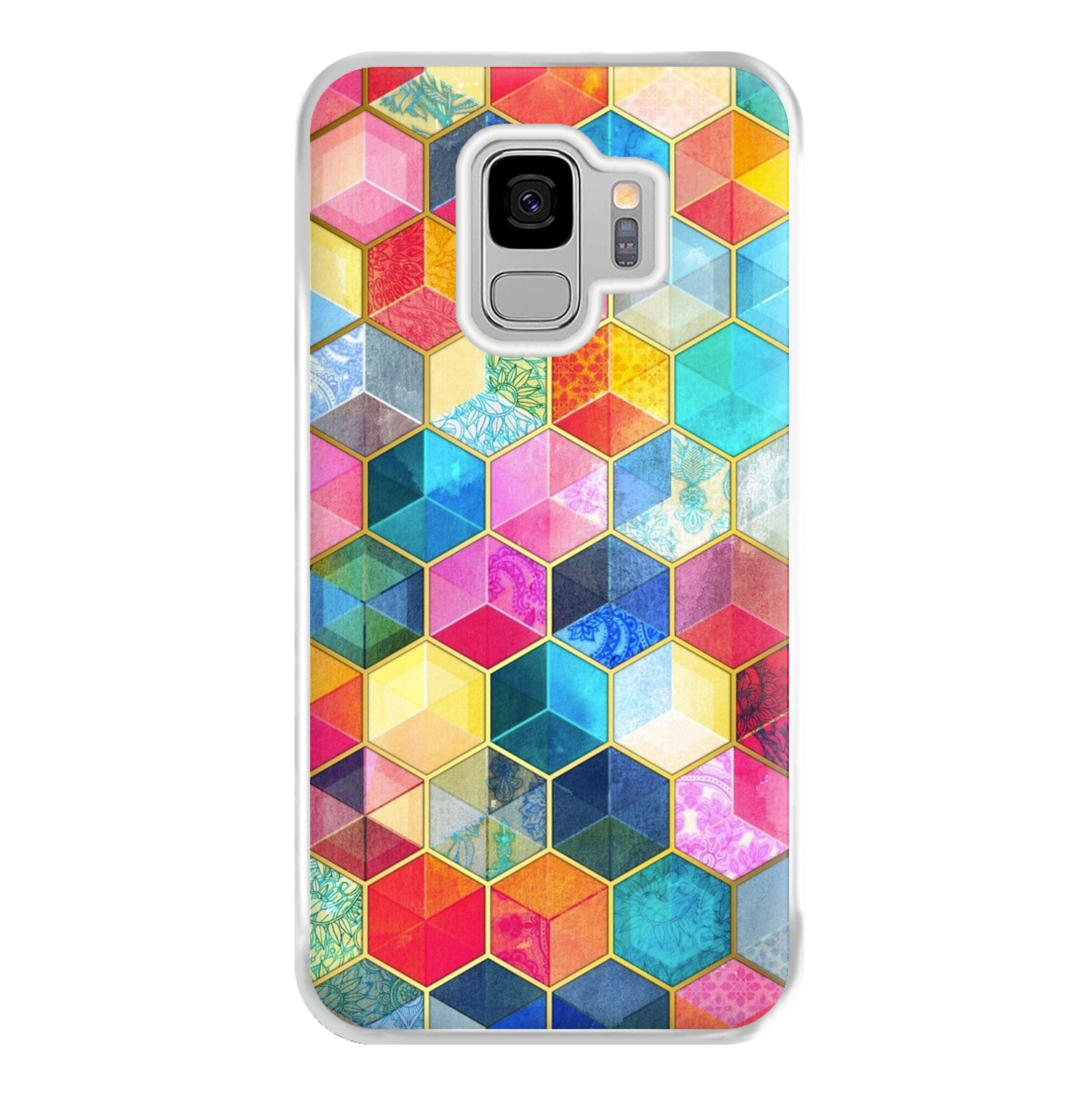 Colourful Honeycomb Pattern Phone Case